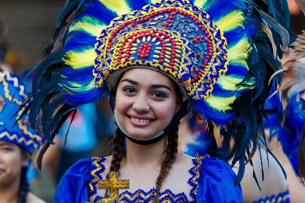 24 de Janeiro 2016. Iloilo, Filipinas. Festival Dinagyang. Unid. — Fotografia de Stock