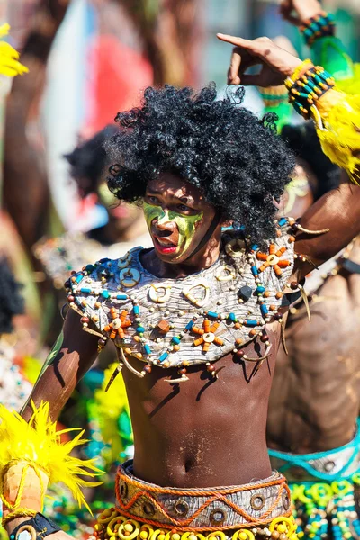 24 de enero de 2016. Iloilo, Filipinas. Festival Dinagyang. UND — Foto de Stock