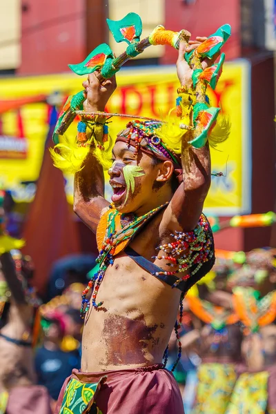 Januari 24 2016. Iloilo, Filippinerna. Festival Dinagyang. Unid — Stockfoto