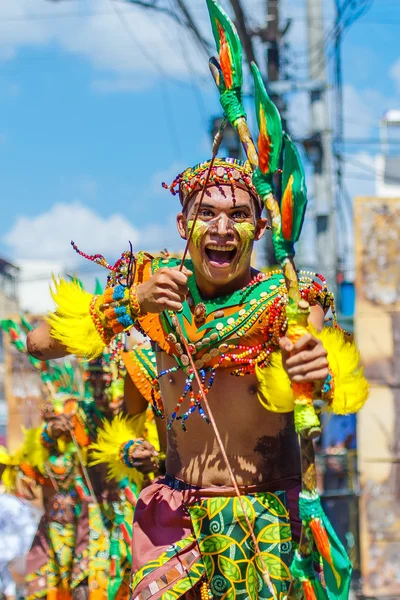 Januari 24 2016. Iloilo, Filippinerna. Festival Dinagyang. Unid — Stockfoto