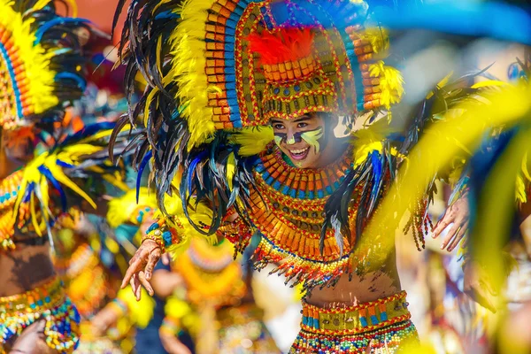 24. ledna 2016. Iloilo, Filipíny. Festival Dinagyang. Unid — Stock fotografie