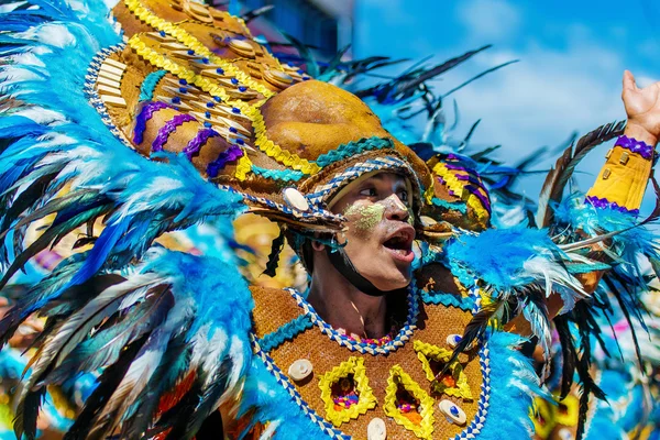 Januari 24 2016. Iloilo, Filippinerna. Festival Dinagyang. Unid — Stockfoto