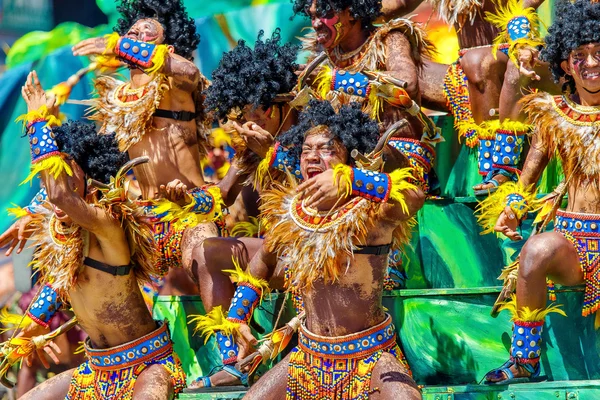 24 de Janeiro 2016. Iloilo, Filipinas. Festival Dinagyang. Unid. — Fotografia de Stock