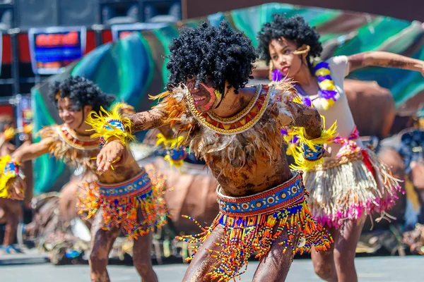 24 gennaio 2016. Iloilo, Filippine. Festival Dinagyang. Unid — Foto Stock