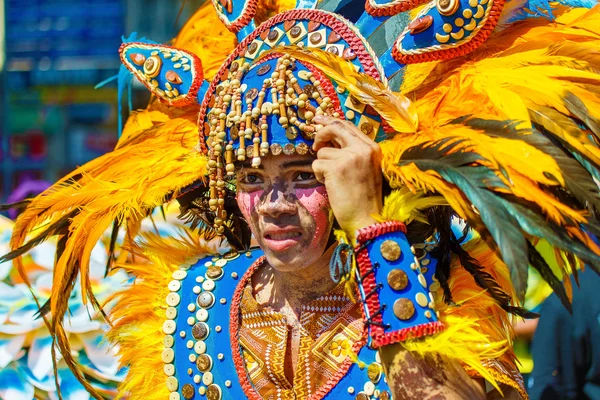 24. ledna 2016. Iloilo, Filipíny. Festival Dinagyang. Unid — Stock fotografie