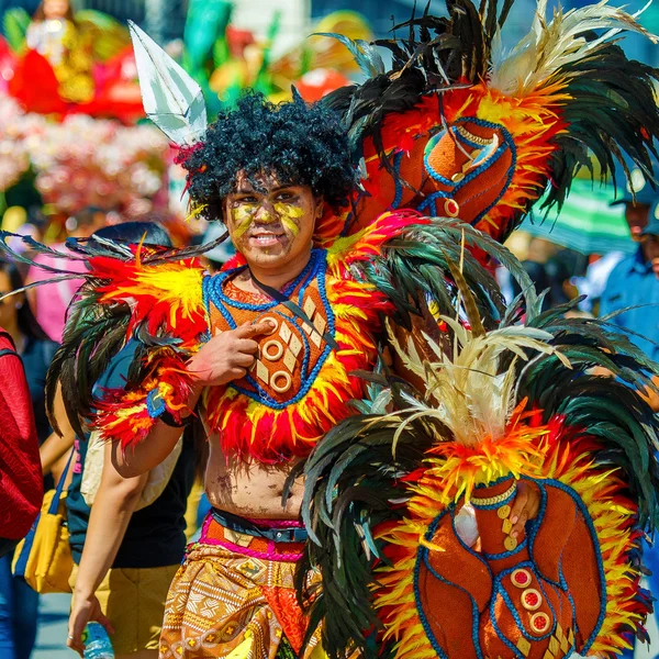 24. januar 2016. iloilo, philippinen. Festival dinagyang. unid — Stockfoto