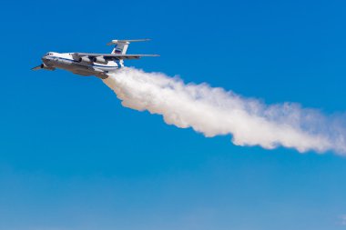 6 Ağustos 2016. Ryazan, Rusya Federasyonu. Askeri hava uçak