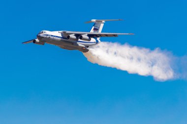 6 Ağustos 2016. Ryazan, Rusya Federasyonu. Askeri hava uçak