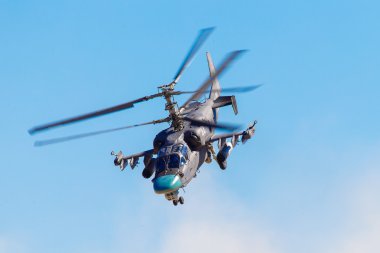 August 6, 2016. Ryazan, Russia. The helicopters of the Military  clipart