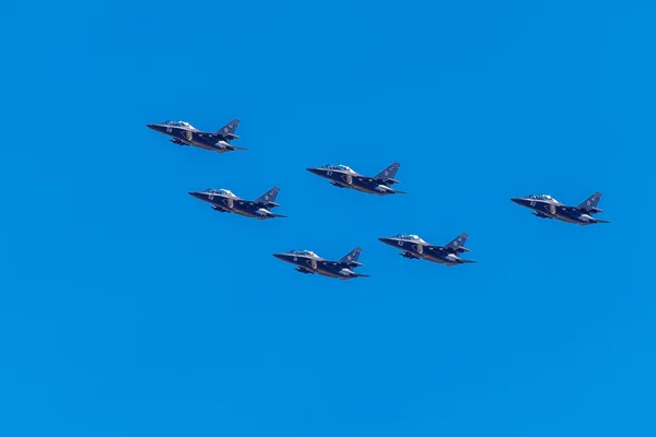 6 de agosto de 2016. Ryazan, Rusia. El avión del Aire Militar — Foto de Stock