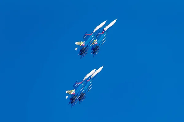 6 серпня 2016. Рязань, Російська Федерація. Літаки військово повітря — стокове фото