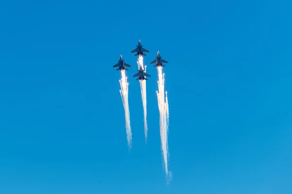 6 agosto 2016. Ryazan, Russia. Gli aerei dell'Aeronautica Militare — Foto Stock