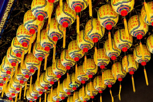 Tainan Taiwan Oktober 2019 Traditionele Chinese Nieuwjaarslantaarns Voor Het Decoreren — Stockfoto