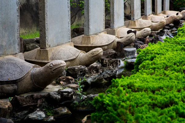 Tainan Taiwan Asien Oktober 2019 Skulptur Traditionellen Chinesischen Stil Park — Stockfoto