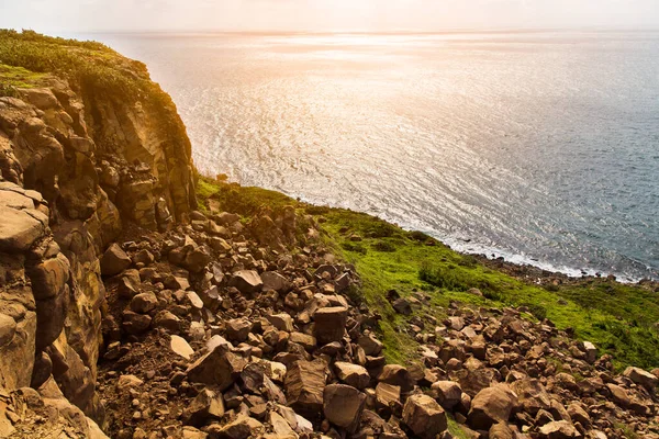 Beautiful Coastline Landscape High Cliff Chimei Penghu Taiwan — Stock Photo, Image