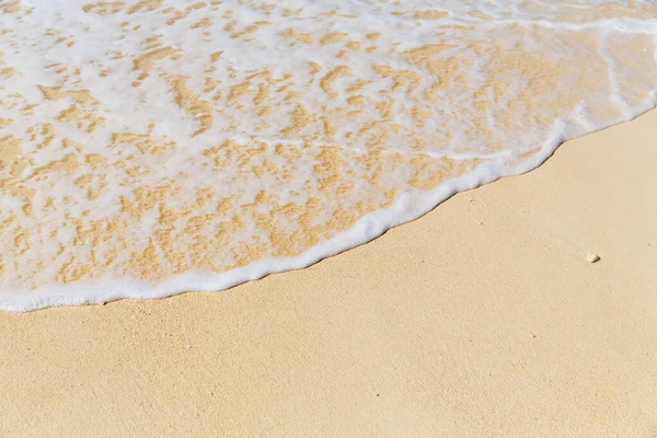 Orilla Arenosa Tropical Con Olas Azules Isla Boracay Filipinas Playa —  Fotos de Stock