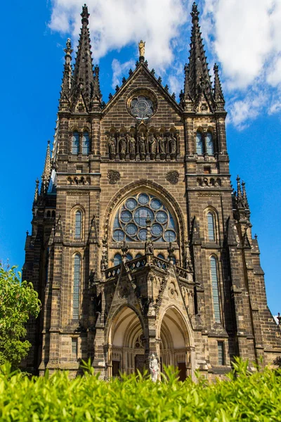 Peterskyrkan Evangelisk Luthersk Församlingskyrka Katedral Alte Peterskirche Leipzig Sachsen Tyskland — Stockfoto