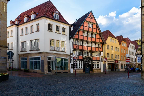 Osnabruck Lower Saxony Germany June 2021 Deserted Streets Historical Center — Stock Photo, Image