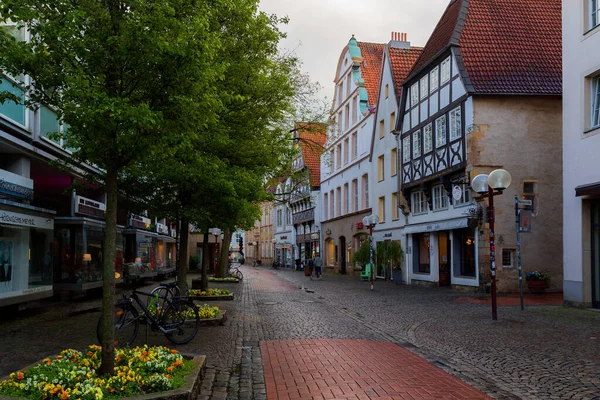 Osnabruck Lower Saxony Germany June 2021 Deserted Streets Historical Center — Stock Photo, Image