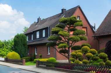 Osnabruck, Aşağı Saksonya, Almanya, 18 Ağustos 2021 Osnabruck banliyösünde Aşağı Saksonya eyaletinin üçüncü büyük şehri..