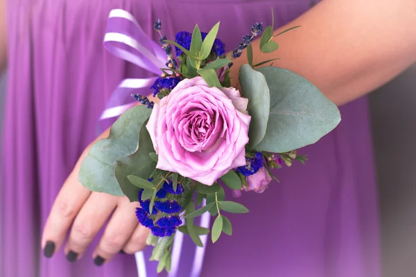 Floristic samenstelling in vintage stijl. de provence. bruidsmeisje — Stockfoto