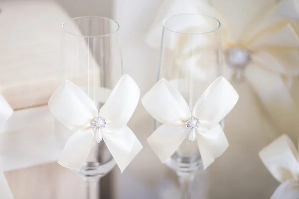 Wedding accessories for the morning of the bride — Stock Photo, Image