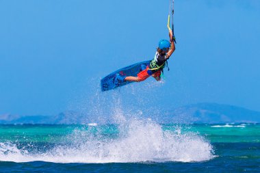 Boracay Adası, Filipinler - 28 Ocak 2015: tanımlanamayan kı