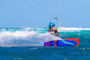 Boracay Adası, Filipinler - 28 Ocak 2015: tanımlanamayan kı