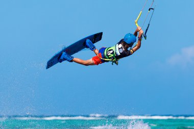 Boracay Adası, Filipinler - 28 Ocak 2015: tanımlanamayan kı