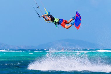Boracay Adası, Filipinler - 28 Ocak 2015: tanımlanamayan kı