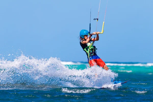 Boracay island, Filippijnen - 28 januari 2015: niet-geïdentificeerde ki — Stockfoto