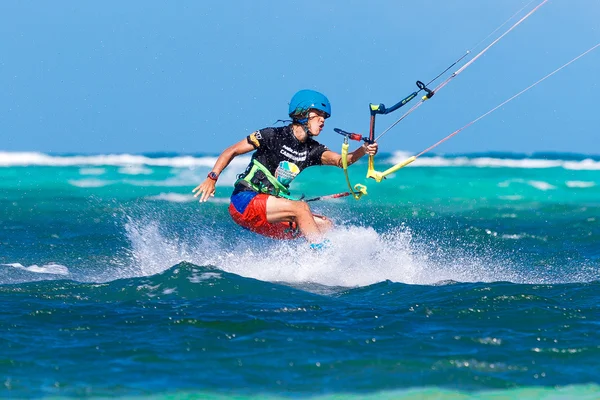 Île de Boracay, Philippines - 28 janvier 2015 : ki non identifié — Photo