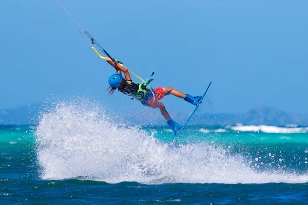 Boracay island, Philippines - January 28, 2015 : unidentified ki — Stock Photo, Image