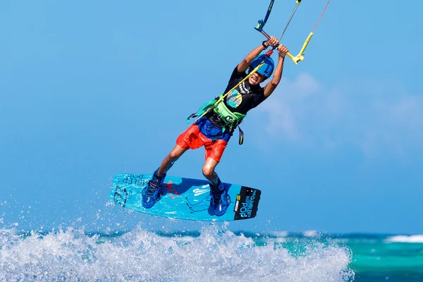 Île de Boracay, Philippines - 28 janvier 2015 : ki non identifié — Photo