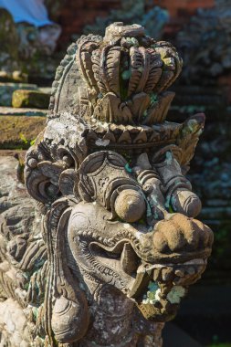 pura taman ayun - mengwi, bali, Endonezya hindu Tapınağı heykeli