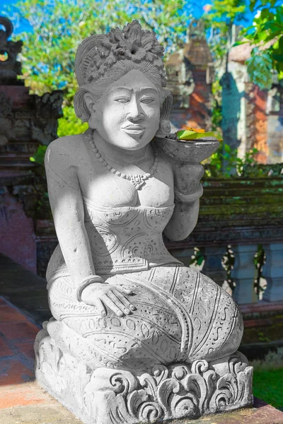 Statue in Pura Taman Ayun - hindu temple near Mengwi, Bali, Indonesia — Stock Photo, Image