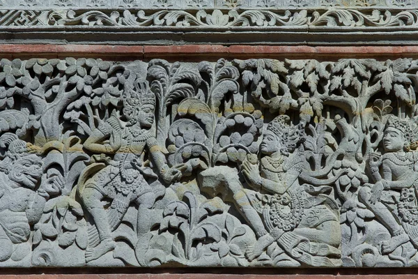Complejo de templos hindúes Fresco en Bali, indonesia — Foto de Stock