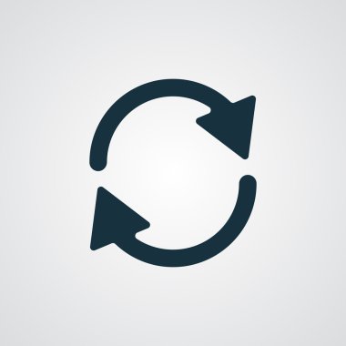 Düz yenileme simgesi