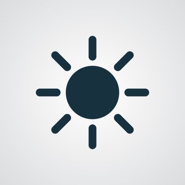 Düz güneş simgesi