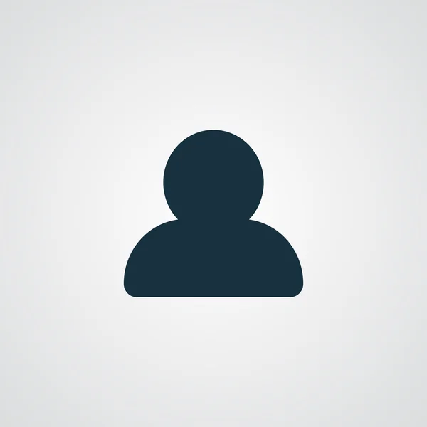 Flat Profile icon — Stock Vector