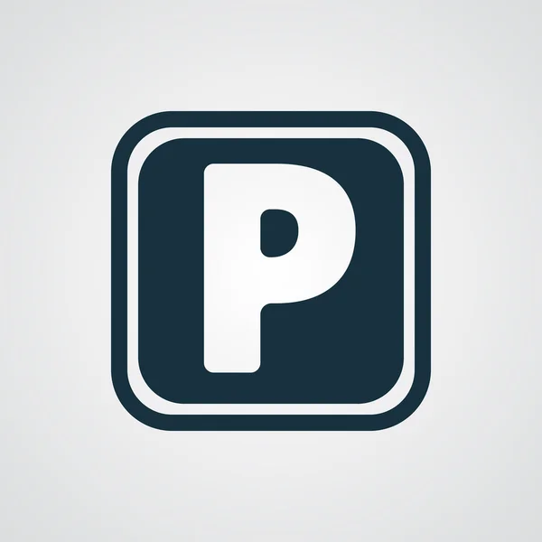 Flat Parking icon — Stock Vector