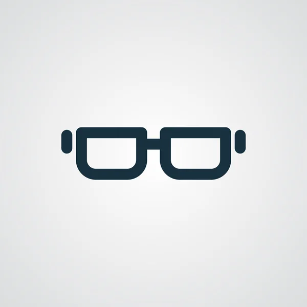 Icono de gafas planas — Vector de stock