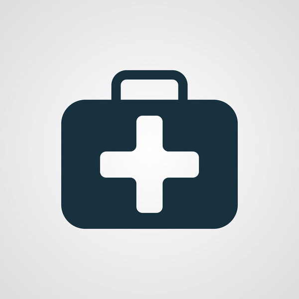 Flat First Aid Kit icon