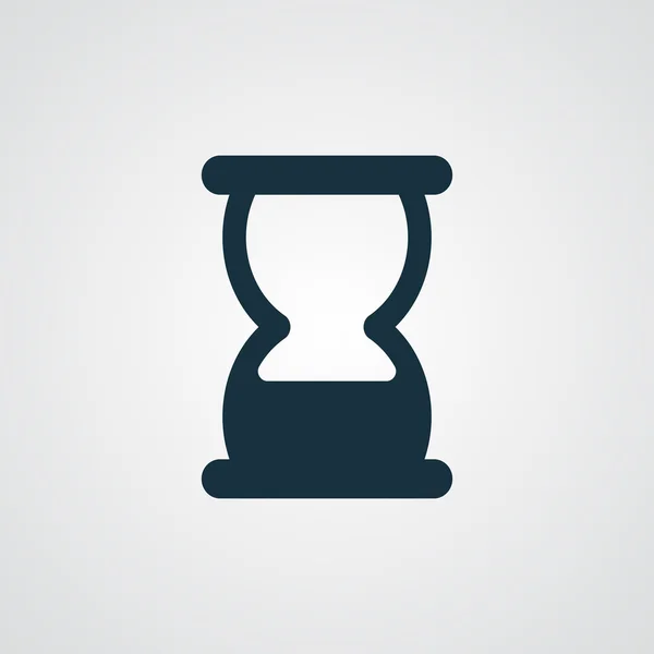 Icono de reloj de arena plano — Vector de stock