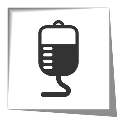 Kan nakli simgesiyle gölge efekti kesmek