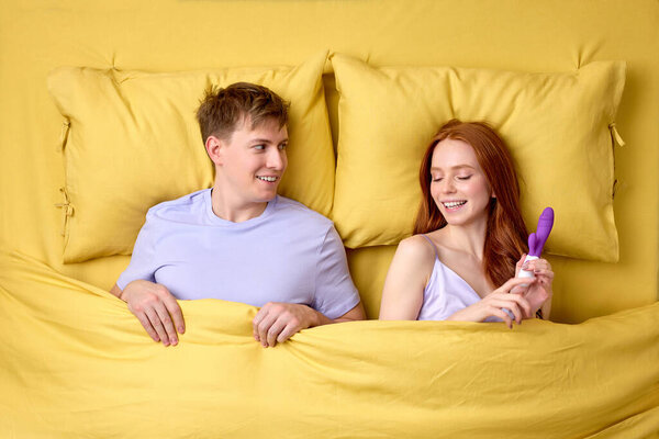 adult female calls man for sexual games with sex toys dildo