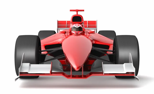 Загальний червоний гоночний автомобіль — стокове фото