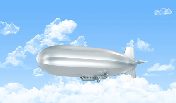 Dirigible in the sky — Stock Photo, Image