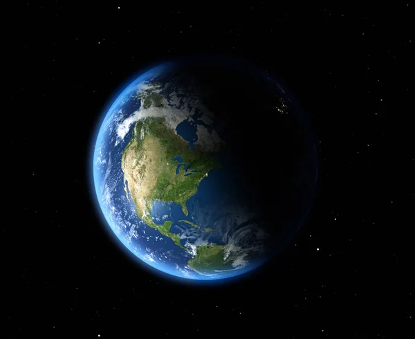 The Earth from space. America — Stock Photo, Image