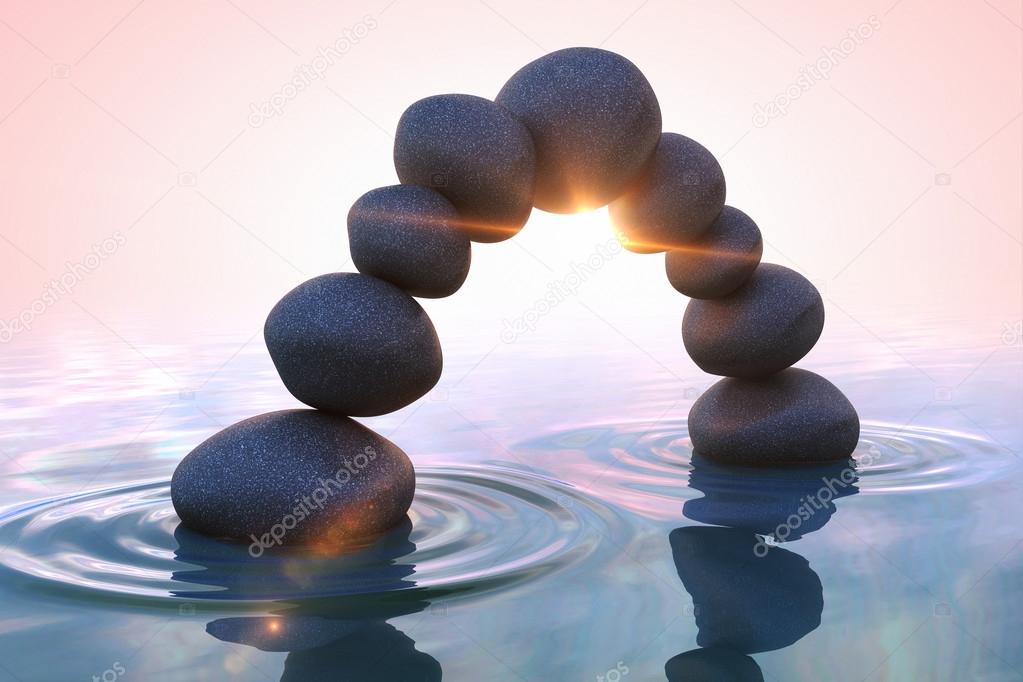 Zen stones. Arc 